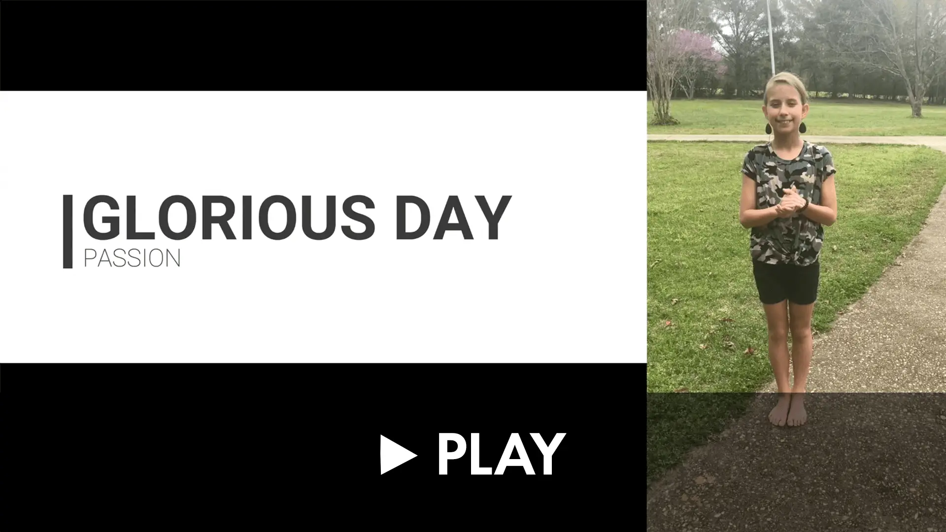 Glorious Day Video